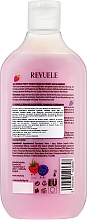 Owocowy krem pod prysznic Malina i jeżyna - Revuele Fruity Shower Cream Raspberry and Blackberry — Zdjęcie N2