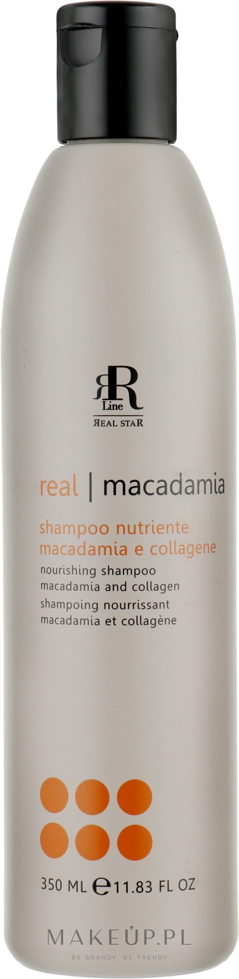 Szampon do włosów z olejkiem makadamia i kolagenem - RR Line Macadamia Star — Zdjęcie 350 ml