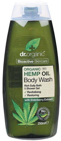 Żel pod prysznic Olej z nasion konopi - Dr Organic Bioactive Skincare Hemp Oil Body Wash — Zdjęcie N1