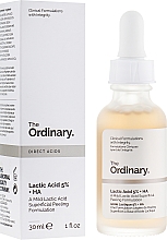 Kup PRZECENA! Serum peelingujące z kwasem mlekowym 5% + HA 2% - The Ordinary Lactic Acid 5% + HA 2% *