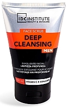 Peeling do twarzy dla mężczyzn - IDC Institute Deep Cleansing Vitamin C & Collagen Men Face Scrub — Zdjęcie N1