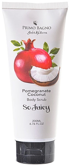 Peeling do ciała Granat i kokos - Primo Bagno Pomegranate Coconut Body Scrub (tubka) — Zdjęcie N1