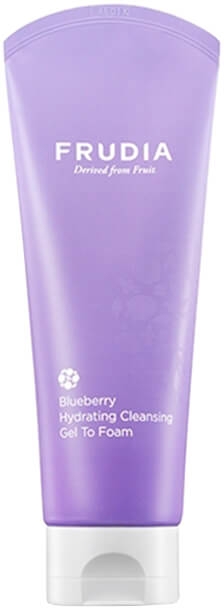 Nawilżająca żelowa pianka do mycia twarzy - Frudia Hydrating Blueberry Cleansing Gel to Foam — Zdjęcie N1