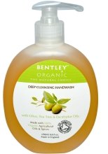 Kup Głęboko oczyszczające mydło w płynie Oliwki, drzewo herbaciane i olejek eukaliptusowy - Bentley Organic Body Care Deep Cleansing Handwash