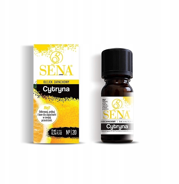 Olejek aromatyczny Cytryna - Sena Aroma Oil №20 Lemon — Zdjęcie N2