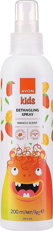 Spray dla dzieci o zapachu mango ułatwiający rozczesywanie włosów - Avon — Zdjęcie N1