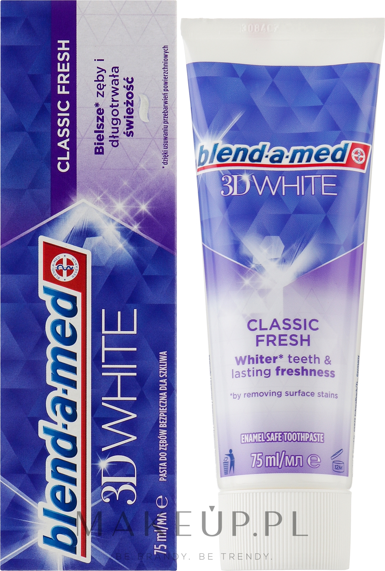 Wybielająca pasta do zębów z efektem 3D - Blend-a-med 3D White Toothpaste — Zdjęcie 75 ml