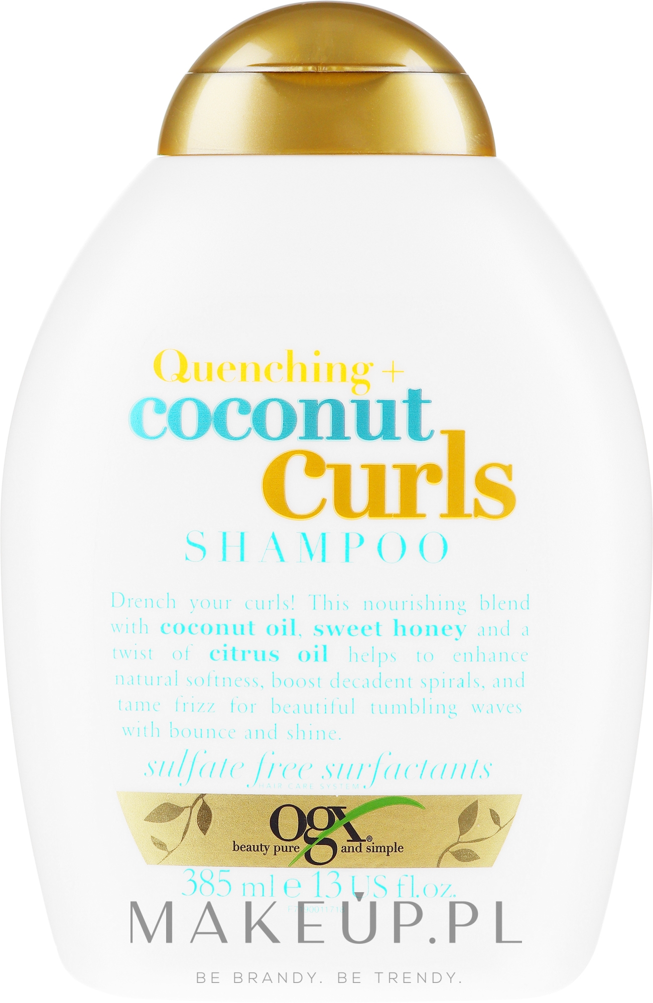 Szampon z olejem kokosowym do włosów kręconych - OGX Quenching + Coconut Curls Shampoo — Zdjęcie 385 ml