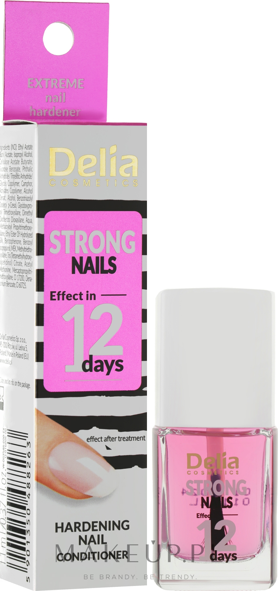 Utwardzająca odżywka do paznokci - Delia Cosmetics Curing Nail Conditioner — Zdjęcie 11 ml