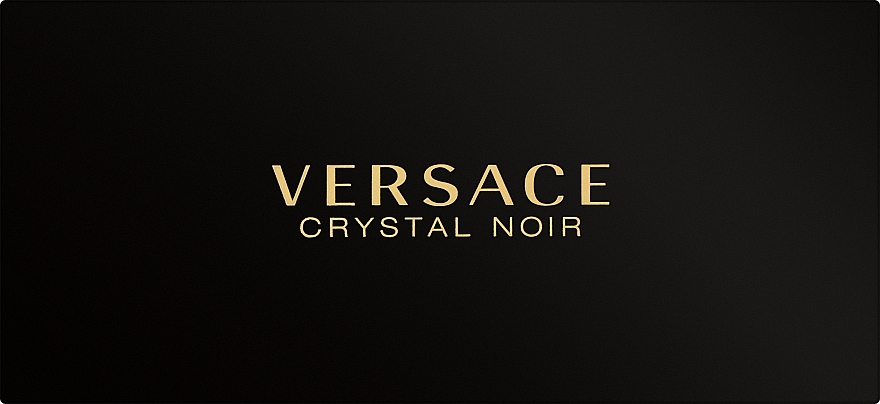 Versace Crystal Noir - Zestaw (edt 5 ml + b/lot 25 ml + sh/gel 25 ml) — Zdjęcie N1