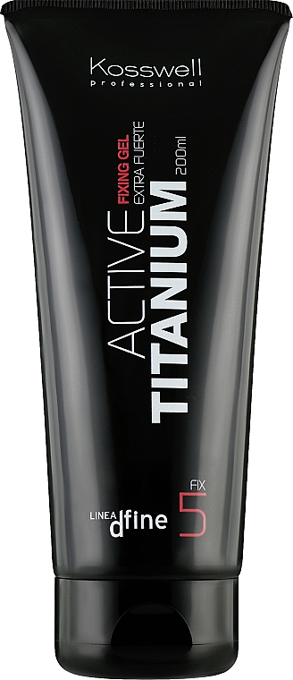 Supermocny żel do stylizacji włosów - Kosswell Professional Dfine Active Titanium 5 — Zdjęcie N1