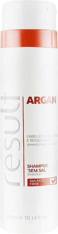 Szampon do włosów nie zawierający soli - Result Professional Argan Home Care Shampoo — Zdjęcie N1