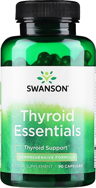 Kompleks witaminowo-mineralny, 90 kapsułek - Swanson Thyroid Essentials — Zdjęcie N1