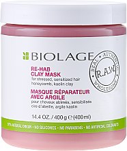 Maska do włosów - Biolage R.A.W. Re-Hab Clay Mask — Zdjęcie N1