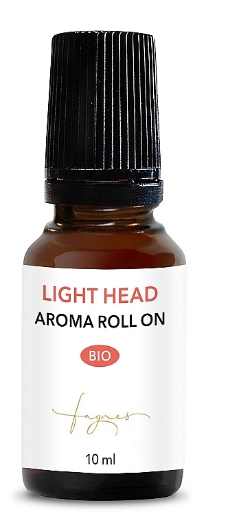 PRZECENA! Mieszanka olejków eterycznych na ból głowy, roll-on - Fagnes Aromatherapy Bio Light Head Aroma Roll-On * — Zdjęcie N1