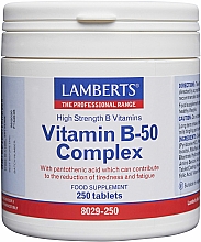 Suplement diety Witaminy z grupy B - Lamberts Vitamin B-50 Complex — Zdjęcie N1