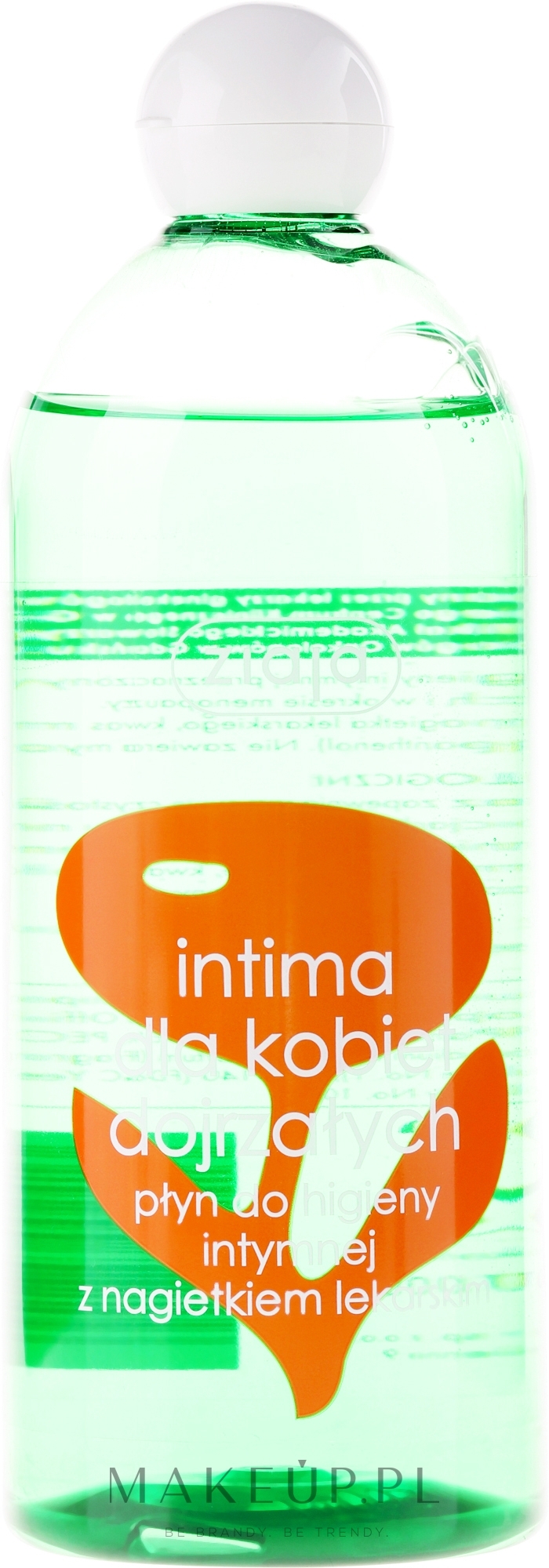 Płyn z nagietkiem lekarskim do higieny intymnej dla kobiet dojrzałych - Ziaja Intima — Zdjęcie 500 ml