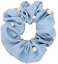Kup Opaska do włosów Denim, FA-5874, niebieska z perłowymi koralikami - Donegal
