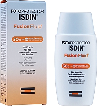 Fluid przeciwsłoneczny SPF 50+ - Isdin Fotoprotector Fusion Fluid SPF 50+ — Zdjęcie N2