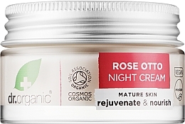 Kup Krem do twarzy na noc Róża - Dr Organic Rose Night Cream