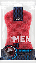 Kup Gąbka do kąpieli dla mężczyzn, czerwona - Grosik Camellia Bath Sponge
