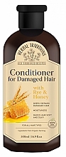 Odżywka do włosów zniszczonych z żytem i miodem - Herbal Traditions Conditioner For Damaged Hair — Zdjęcie N1