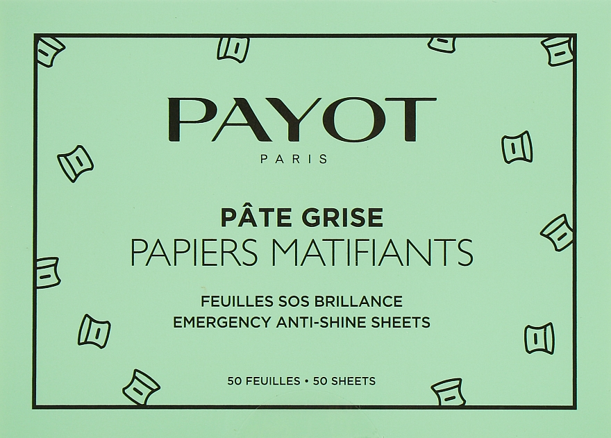 Bibułki matujące - Payot Pate Grise Emergency Anti-Shine Sheets — Zdjęcie N1