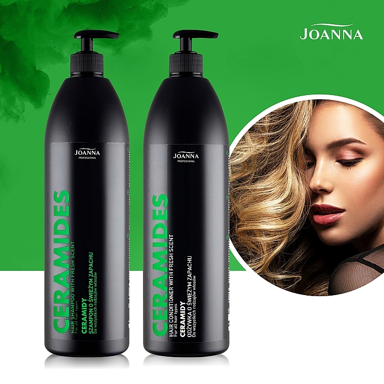 Szampon do włosów - Joanna Professional Hair Shampoo With Fresh Scent Ceramides — Zdjęcie N6
