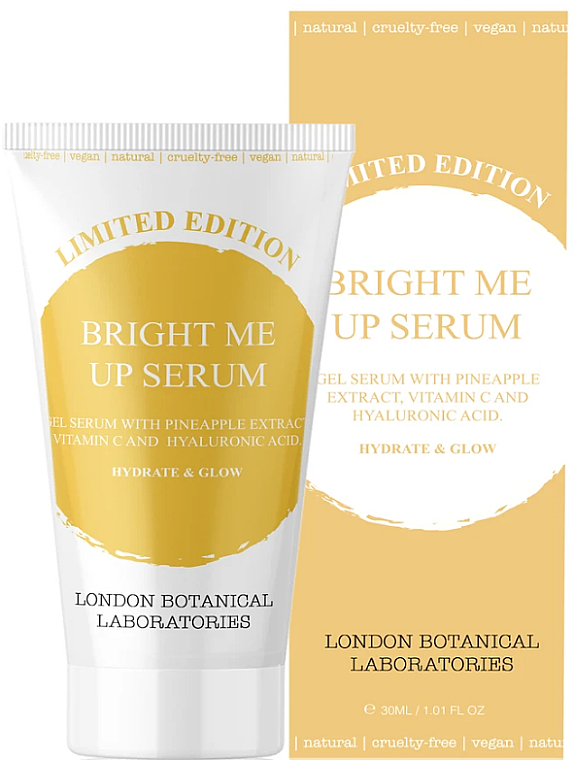 Serum w sprayu do twarzy z olejkiem różanym - London Botanical Laboratories Limited Edition Bright Me Up Serum — Zdjęcie N1