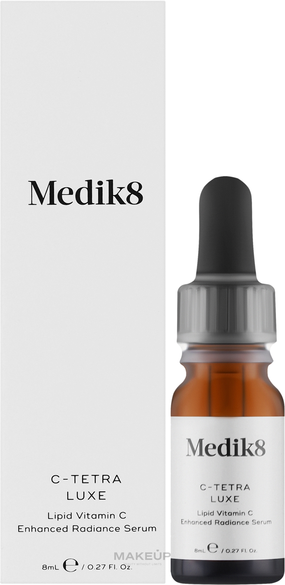 Przeciwzmarszczkowe serum do twarzy - Medik8 C-Tetra Luxe Lipid Vitamin C Enhanced Radiance Serum — Zdjęcie 8 ml