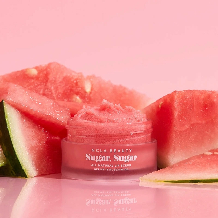 Peeling do ust Arbuz - NCLA Beauty Sugar, Sugar Watermelon Lip Scrub — Zdjęcie N5