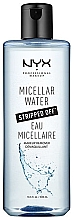 Woda micelarna - NYX Professional Makeup Stripped Off Micellar Water — Zdjęcie N1