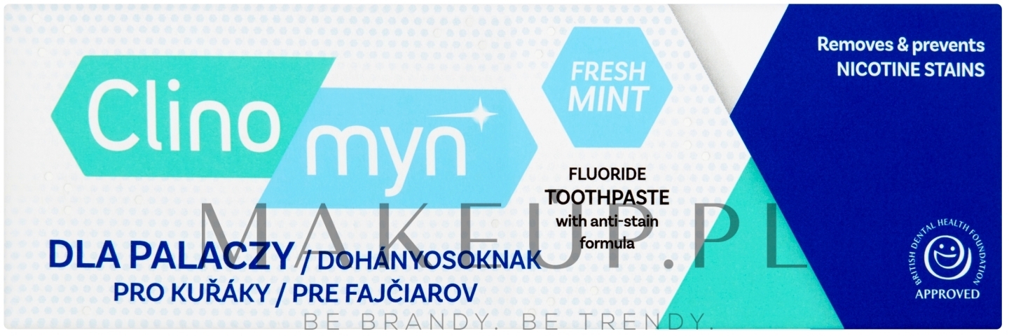 Pasta do zębów dla palaczy - Clinomyn Smokers Toothpaste Fresh Mint — Zdjęcie 75 ml