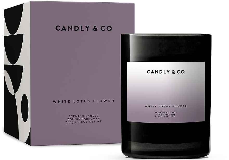 Świeca zapachowa - Candly&Co No.8 White Lotos Flower Scented Candle — Zdjęcie N1