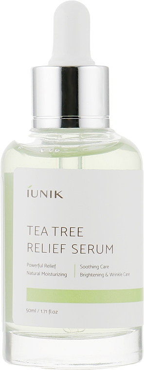 Kojące serum z drzewem herbacianym - iUNIK Tea Tree Relief Serum
