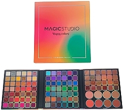 Paleta do makijażu - Magic Studio Happy Colors Eye And Face Shadow Palette — Zdjęcie N1