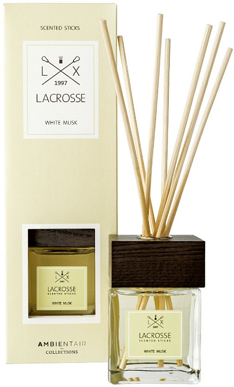 Patyczki zapachowe Białe piżmo - Ambientair Lacrosse White Musk — Zdjęcie N1