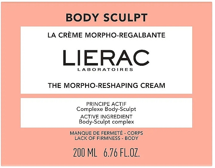 Remodelujący krem do ciała - Lierac Body Sculpt The Morpho-Remodelling Cream — Zdjęcie N2