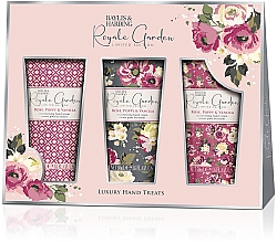 Kup Zestaw - Baylis & Harding Royale Garden Luxury Hand Treats Hand Cream Combo (cr/3x50ml)