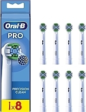 Wymienne końcówki do elektrycznej szczoteczki do zębów, 8 szt. - Oral-B Pro Precision Clean — Zdjęcie N2