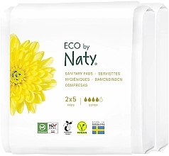 Kup Podpaski higieniczne, 10 szt. - Eco by Naty Super Travel Pack Pads