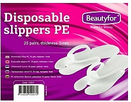 Kup Jednorazowe kapcie, białe - Beautyfor Disposable Slippers