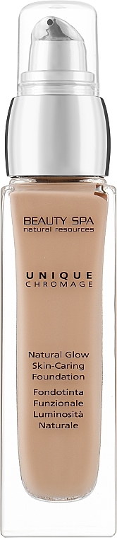 PRZECENA! Podkład w płynie wyrównujący koloryt skóry - Beauty Spa Chromage Unique Natural Glow Skin-Caring Foundation SPF 15 * — Zdjęcie N1