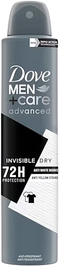 Antyperspirant w sprayu Niewidzialny - Dove Men+Care Invisible Dry Comfort Antiperspirant — Zdjęcie N1