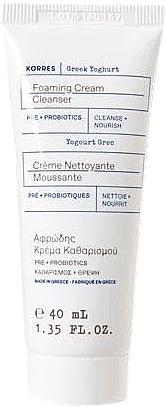 Pianka do mycia twarzy - Korres Greek Yoghurt Foaming Cream Cleanser — Zdjęcie N1