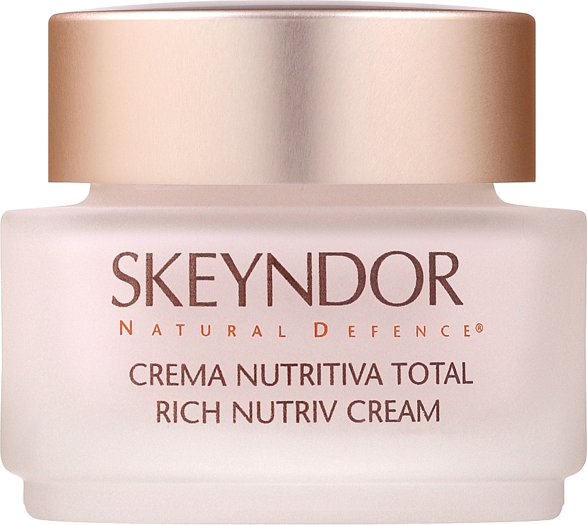 Bogaty krem odżywczy do twarzy - Skeyndor Natural Defence Rich Nutriv Cream