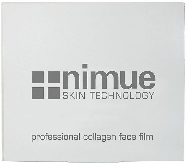 Kolagenowa maseczka do twarzy w piance - Nimue Skin Technology Professional Collagen Face Film — Zdjęcie N1