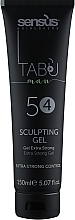 Mocno utrwalający żel do włosów - Sensus Tabu Sculpting Gel 54 — Zdjęcie N1