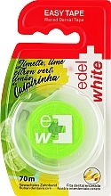 Kup Woskowana taśma dentystyczna flos o smaku limonki - Edel+White Easy Tape Waxed Dental Tape