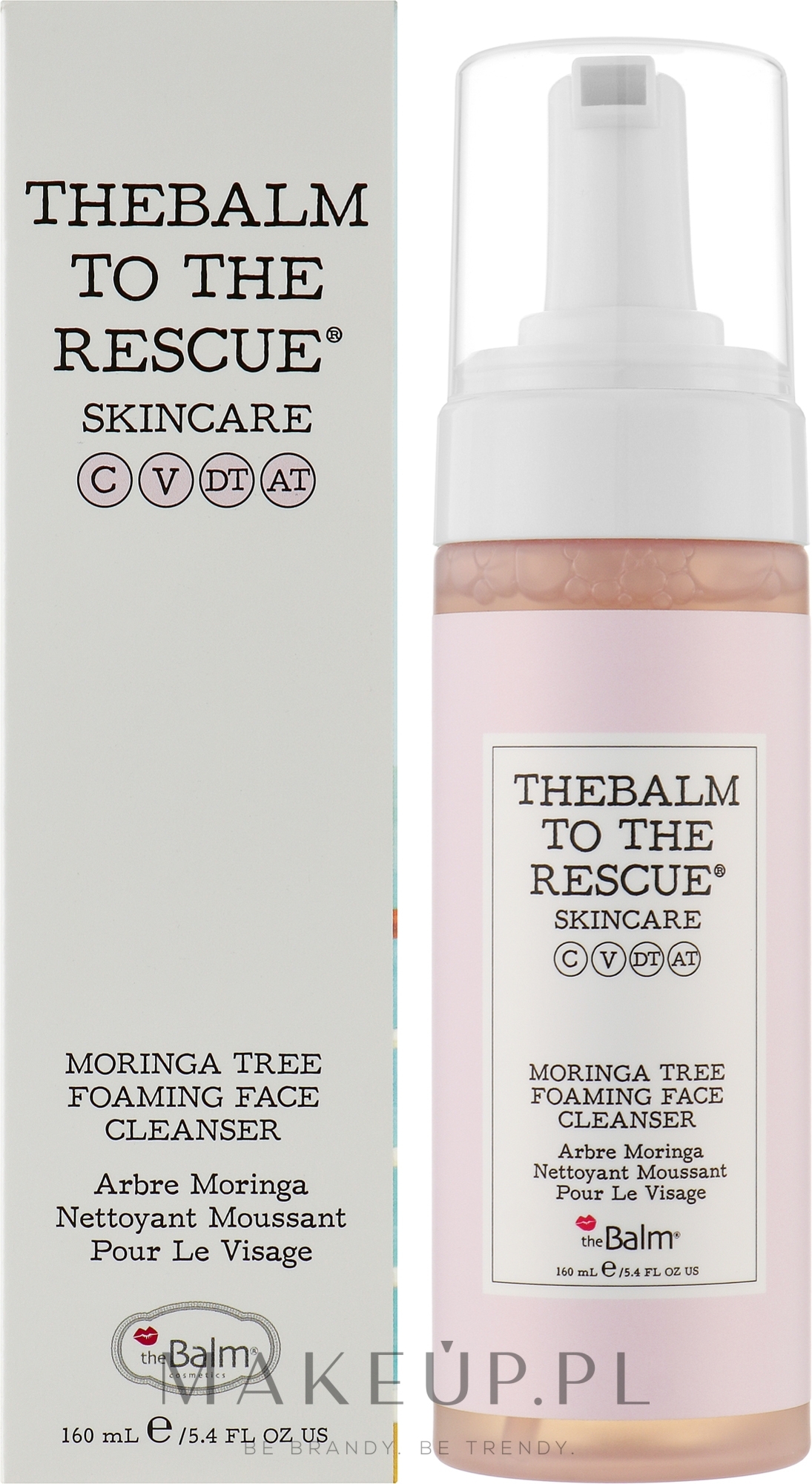 Pianka do mycia twarzy - theBalm To The Rescue Moringa Tree Foaming Face Cleanser — Zdjęcie 160 ml